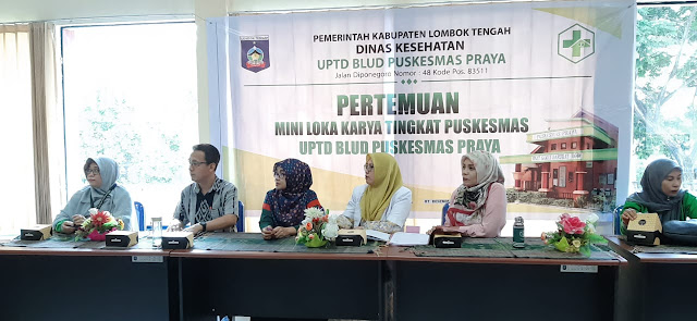 MINILOKAKARYA BULANAN UPTD BLUD PUSKESMAS PRAYA